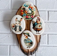 Пряник Пасхальное яйцо 11см - купить в магазине КондитерХауз Пряник Пасхальное яйцо 11см