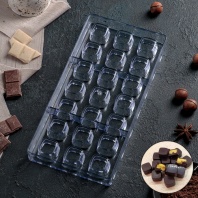 Форма для шоколада Куб, 21 ячейка
