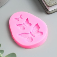 Силиконовый молд Бабочки, 0,8х7х5,5 см - купить в магазине КондитерХауз Силиконовый молд Бабочки, 0,8х7х5,5 см