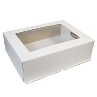 Коробка для тортов под цифры 30х40х12см с окном - купить в магазине КондитерХауз Коробка для тортов под цифры 30х40х12см с окном