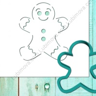 Форма для пряников Пряничный человечек №3, 28см