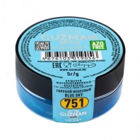 Краситель сухой жирорастворимый GUZMAN голубой небесный №751, 5гр