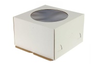Коробка для тортов с окном 30х30х13см