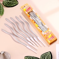 Свечи для торта витые Серпантин, Серебрестые, 6 шт - купить в магазине КондитерХауз Свечи для торта витые Серпантин, Серебрестые, 6 шт