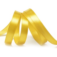 Лента атласная 12 мм Золотая