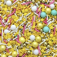 Кондитерская посыпка MIXIE Лимонная шипучка, 50 гр