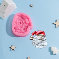 Молд Санта 8,2×7×1,5 см