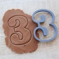 Форма для пряников Цифра 3, 10см