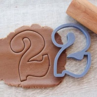 Форма для пряников Цифра 2, 10см