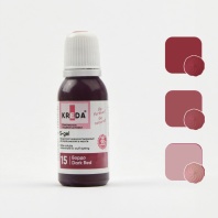 Краситель KREDA S-gel водорастворимый Бордо краситель концетрат, 10мл