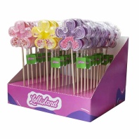 Леденцы на палочке Цветы погремушка, 30гр - купить в магазине КондитерХауз Леденцы на палочке Цветы погремушка, 30гр