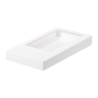 Коробка для шоколадной плитки Белая 160х80х17мм - купить в магазине КондитерХауз Коробка для шоколадной плитки Белая 160х80х17мм