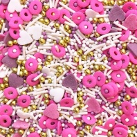 Кондитерская посыпка MIXIE Моя розовая мечта, 50 гр - купить в магазине КондитерХауз Кондитерская посыпка MIXIE Моя розовая мечта, 50 гр