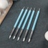 Кондитерские кисточки для декорирования Бирюза, 5 шт