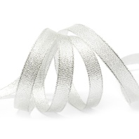 Лента порча серебрянная 20 мм - купить в магазине КондитерХауз Лента порча серебрянная 20 мм