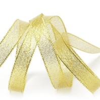 Лента порча золотая 20 мм - купить в магазине КондитерХауз Лента порча золотая 20 мм